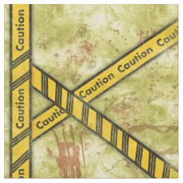 温厚な注意テープハロウィーン ファブリック