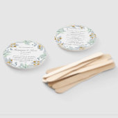 温和な植物 |結婚式 プログラムハンドファン ハンドファン (組立なし)