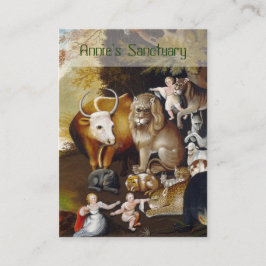 温和な王国-動物の聖域か救助 名刺