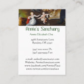 温和な王国-動物の聖域か救助 名刺 (裏面)