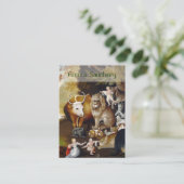 温和な王国-動物の聖域か救助 名刺 (スタンド正面)