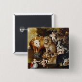 温和な王国、c.1834 (キャンバスの油) 缶バッジ (正面&裏面)