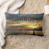 温哥华纪念抱枕 温哥华海景礼物 ランバークッション (ブランケット)