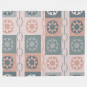 温土色 フリースブランケット (正面(横))