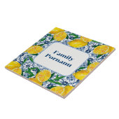 温地中海の度パーソナライズされたチャームポルトガル タイル (側面)