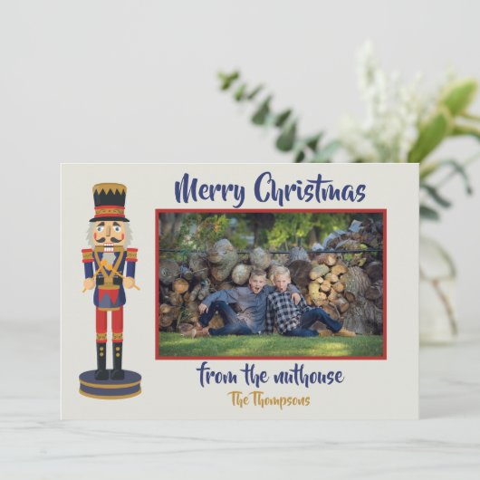 温室くるみ割り器からのメリーおもしろいクリスマス (スタンド正面)