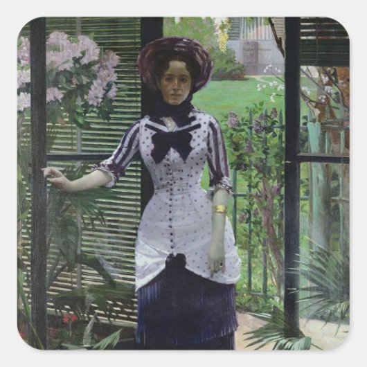 温室では1881年 スクエアシール (正面)