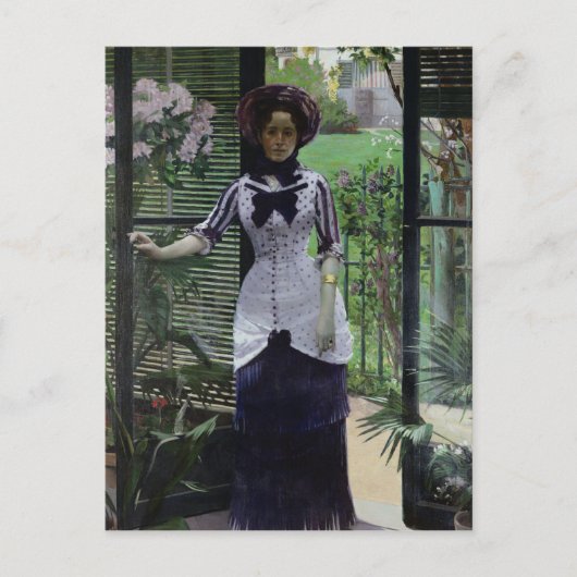 温室では1881年 ポストカード (正面)