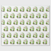 温室に入った黒猫 ラッピングペーパー (フラット)