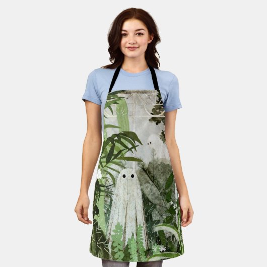 温室に幽霊が… エプロン (着用した状態)