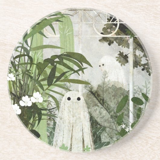 温室に幽霊が… コースター (正面)