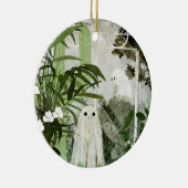 温室に幽霊が… セラミックオーナメント (右)