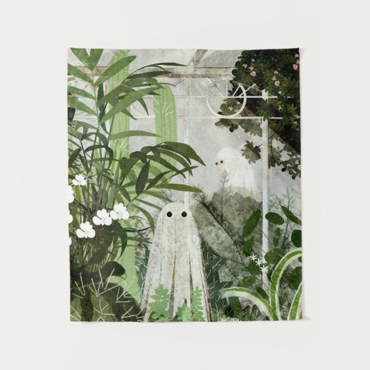 温室に幽霊が… タペストリー (正面)