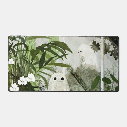 温室に幽霊が… デスクマット (正面)