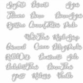 温室の収納キャニスタラベル シール (正面)