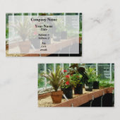 温室の植物 名刺 (正面/裏面)