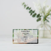 温室の植物 名刺 (スタンド正面)