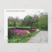 温室ガーデン(ニューヨーク市中央公園) ポストカード (正面/裏面)