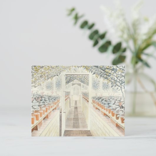 温室シクラメントマトを破壊するエリック ポストカード (スタンド正面)