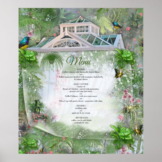 温室ビクトリアン室 ポスター (正面)