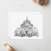 温室ビクトリアン植物園芸エレガント術 ノートカード (正面/裏面インサイチュ)