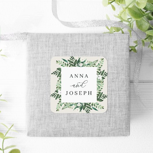 温室フレーム |水彩植物学結婚院 スクエアシール