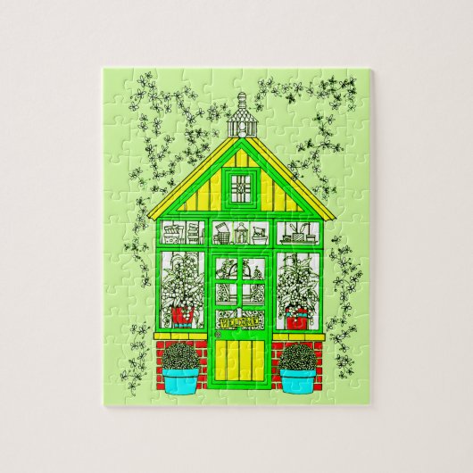 温室 ジグソーパズル (縦)