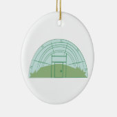 温室 セラミックオーナメント (右)