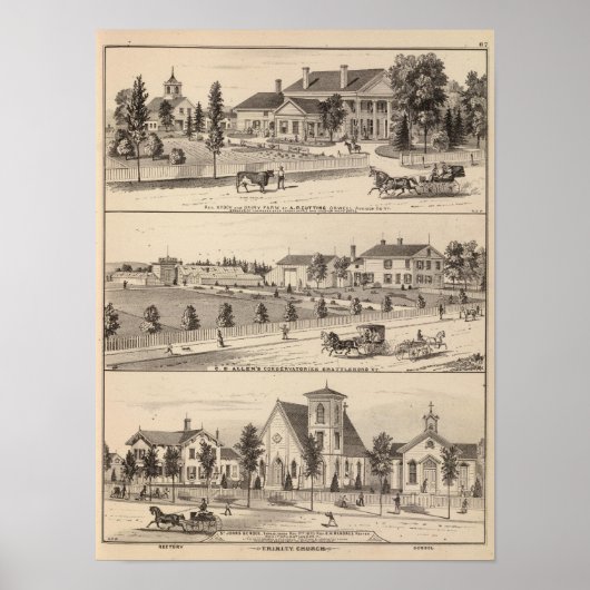 温室・学校 ポスター (正面)