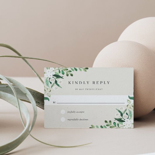 温室 |水エレガント色植物学 出欠カード