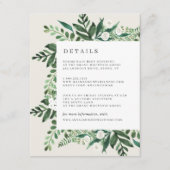 温室 |水彩植物学ゲスト詳細 エンクロージャーカード (正面)