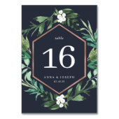 温室 |水彩植物学結婚院 テーブルナンバー (正面)