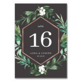 温室 |水彩植物学 テーブルナンバー (正面)