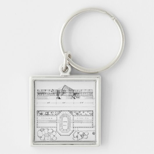 温室、温室およびGrのための暖房装置 キーホルダー (正面)