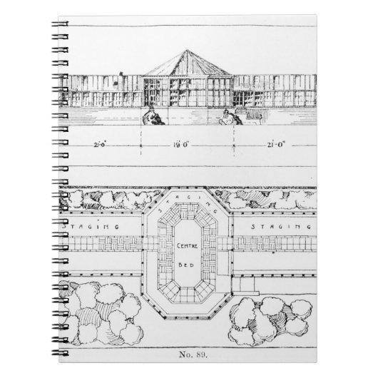温室、温室およびGrのための暖房装置 ノートブック (正面)