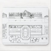 温室、温室およびGrのための暖房装置 マウスパッド (正面)