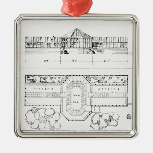 温室、温室およびGrのための暖房装置 メタルオーナメント (正面)