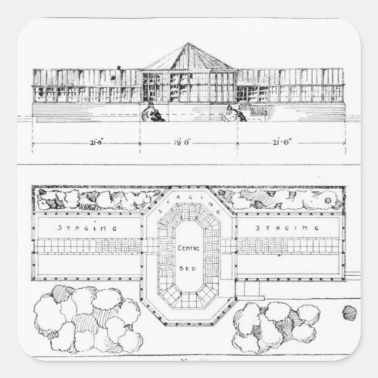 温室、温室、Grの暖房システム スクエアシール (正面)