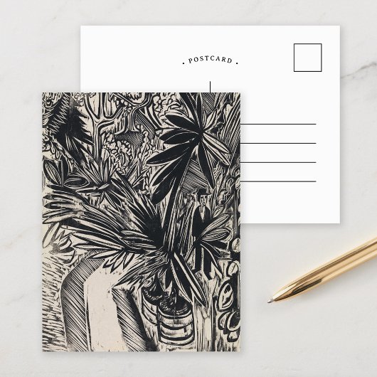 温室 | Ernst Ludwig Kirchner ポストカード