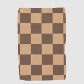 温市松模様に色のヴィンテージ ゴルフタオル (正面)