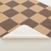 温市松模様に色のヴィンテージ シェルパブランケット (3/4)