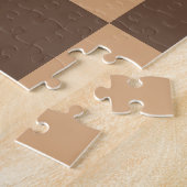 温市松模様に色のヴィンテージ ジグソーパズル (側面)