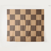 温市松模様に色のヴィンテージ タペストリー (正面(横))