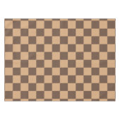 温市松模様に色のヴィンテージ テーブルクロス (正面(横))