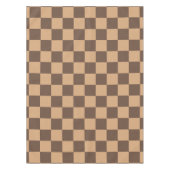 温市松模様に色のヴィンテージ テーブルクロス (正面)