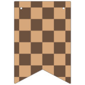 温市松模様に色のヴィンテージ バンティングフラッグ (第2の旗)