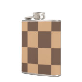 温市松模様に色のヴィンテージ フラスク (左)