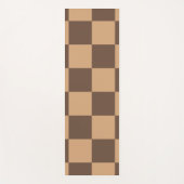 温市松模様に色のヴィンテージ ヨガマット (正面)