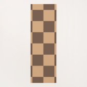 温市松模様に色のヴィンテージ ヨガマット (裏面)