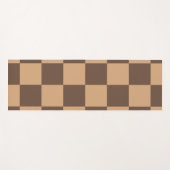 温市松模様に色のヴィンテージ ヨガマット (正面(横))